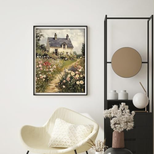 WUDWL Paint by Numbers Kit for Adults Framed Canvas, with Wooden Easel - Image 5