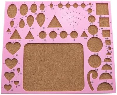 JCBIZ Pink DIY Paper Quilling Template Set Paper Quilling Template Board Mould Crimper Tool for Paper Strips DIY Art Crafts by JCBIZ