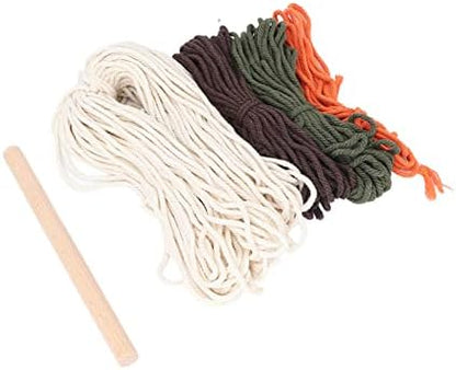 TANGUOX Macrame Kit with Pattern, DIY Weaving Craft Kit for Adults, Bohemian Tapestry Making Set Including Instructions, 20x32cm Wall Hanging for Home Decor - Image 6
