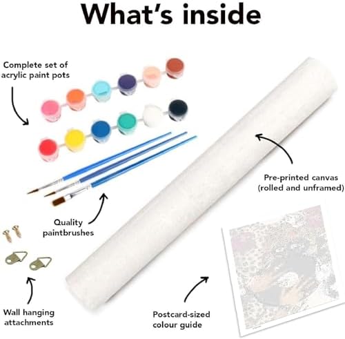 VIGEGU Paint by Numbers Kit for Adults Beginner,Trendy Leopard Easy Adult Paint by Number Kits on Canvas DIY Painting for Beginners Art by Numbers for Home Wall Decor 16x20 Inch - Image 6