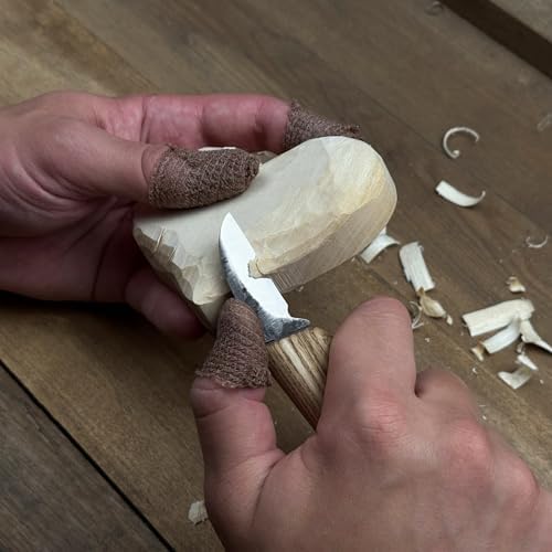 Sharky Beginner Heart Wood Carving Kit for Adults - Image 5