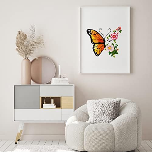 Louise Maelys Floral Butterfly Embroidery Kit for Beginners Nature Craft - Image 6