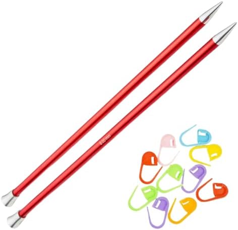 KnitPro Zing 14-Inch US 13 (9.0mm) Straight Single Point Knitting Needles by KnitPro