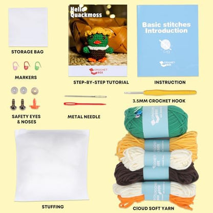 CrochetBox Duck Complete Crochet Kit for Beginners, Easy Craft for Adults - Image 3