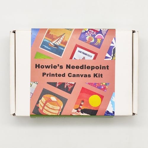 Howie's Needlepoint Needlepoint Kits, 18CT Printed Embroidery Pattern Starter Kits, Stamped Patterns Canvas Kits(Graduation hat and Certificate,4x4inch) - Image 3