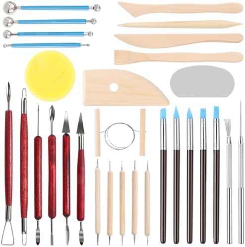 SHENOMAD 30PCS Clay Sculpting Pottery Ceramics Modeling Polymer Tools Set by Unknown