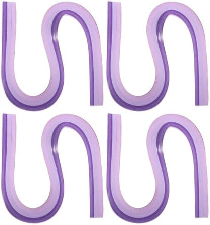 PATIKIL 540 x 3mm Rainbow Quilling Strips Paper,480 Pcs Origami Paper Quilling Strip for Art DIY Hand Craft Christmas, Gradient Purple by PATIKIL
