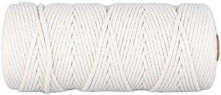 plplaaoo Macrame Kit for Beginners Complete Macrame Supplies with Cotton Cord Wooden Beads Rings Sticks DIY Wall Hanging Plant Hanger Home Decor Craft Kit - Image 5