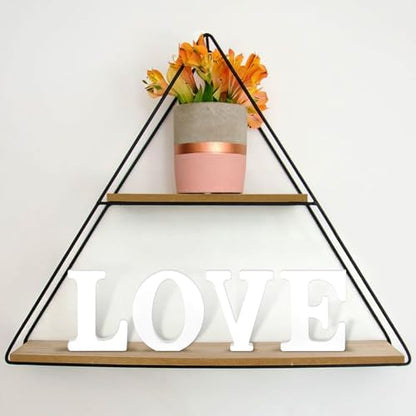 6 Inch White Wood Letters Unfinished Wooden Letters for Wall Decor Decorative Standing Letters Slices Sign Board Decoration for Craft Home Party Projects (W) - Image 5