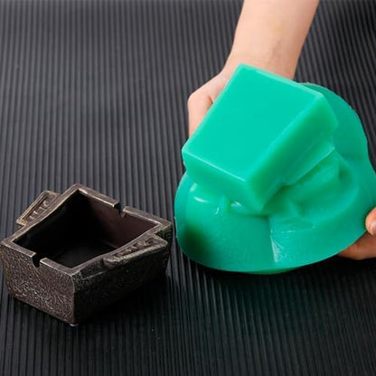 BBDINO Silicone Mold Making Kit, Super Elastic Liquid Silicon for Mold Making, N.W. 21.2 oz, 1:1 by Volume, Jade Green, Ideal for Casting Silicone Molds for Resin/Plaster/Wax/Jewelry etc. - Image 6