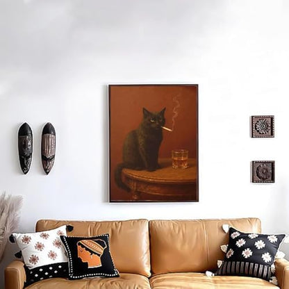 YOLENIX Black Cat Paint by Numbers Kit for Adults Beginner (Without Frame) - Image 2