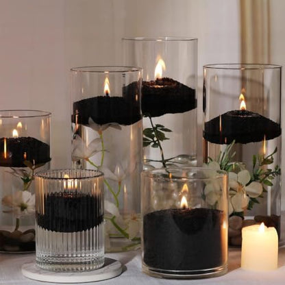 Black Sand Candle Wax Kit - 5LB Pearled Candle Sand with 50 Candle Wicks - Image 7