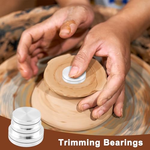 Versatile Pottery Trimming Tool Set, All-in-One Clay Sculpting Kit with Double-Ended Trimmer, 4 Pcs Hole Cutters & 3 Pcs Spinners, Stainless Steel Ceramic Tools - Image 6