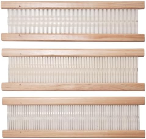 WILLOWDALE 3pcs 16-in Heddles (with 60/80/100 Sticks) for Rigid Heddle Loom by WILLOWDALE