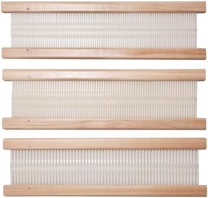 WILLOWDALE 3pcs 16-in Heddles (with 60/80/100 Sticks) for Rigid Heddle Loom by WILLOWDALE