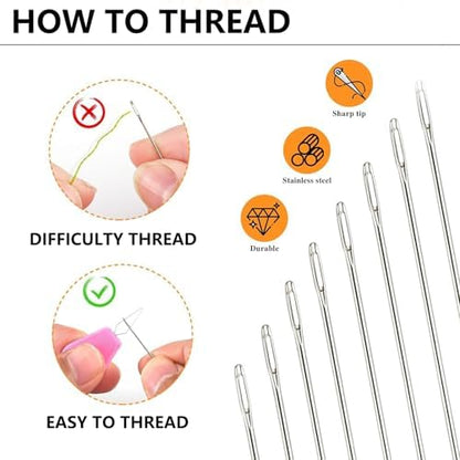 Hzkokon 2 Pack Embroidery Kit for Beginners Adults Cross Stitch Kits Hand Embroidery Kit Includes Stamped Flower Pattern, Hoop, Color Threads,Tools & Follow Instruction - Image 3