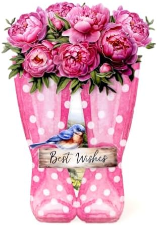 Katy Sue Wonderful Wellington Boots (Rubber Boots) Card Making Kit. 8 Shaped Cards, 2 Sheets of Die Cut Decoupage, 8 Envelopes, Adhesive Pads, & Instructions. for Card Making Supplies & Papercrafting - Image 6