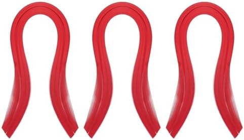 PATIKIL Quilling Strips Paper 360pcs 1.5mm 39cm Origami Paper Quilling Kits for Adults Beginner Art DIY Craft Christmas, Red by PATIKIL