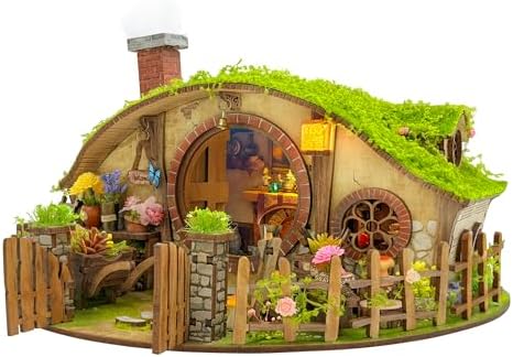 DIY Miniature House Kit The Magic Ring House 3D Wooden Puzzles - Image 2