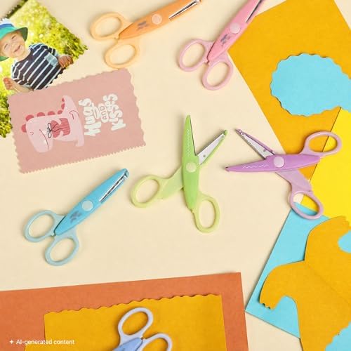 Mr. Pen- Craft Scissors Decorative Edge, 6 Pack, Rainbow - Image 7