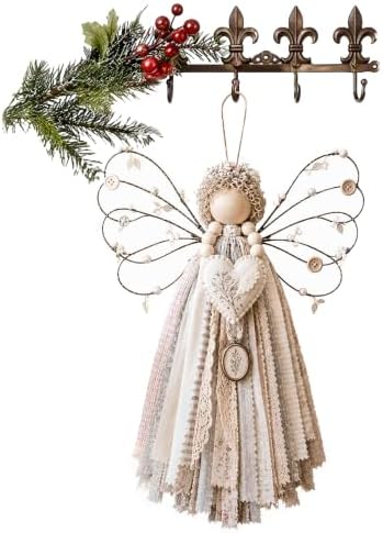 Angel Fabric Hanging DIY Kit Macrame Wall Weaving Craft for Adults - Image 4
