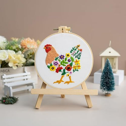 Louise Maelys 3 Packs Farm Animals Embroidery Kit for Beginners Gift - Image 5