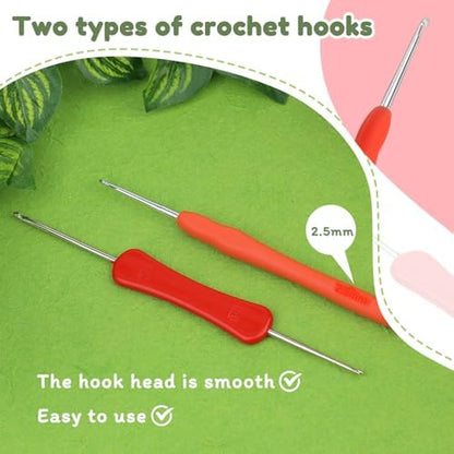 Crochet Kit, Tulip and Sunflower Crochet Kit for Beginners, Knitting Kit - Image 5