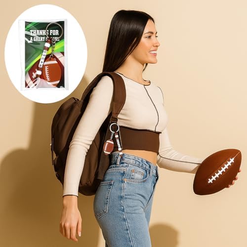Suncalla 984 Pcs 24 Set Football Keychain Making Kit DIY Football Bag Tag - Image 5
