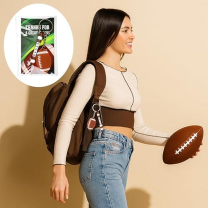 Suncalla 984 Pcs 24 Set Football Keychain Making Kit DIY Football Bag Tag - Image 5