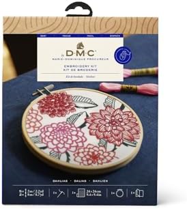 DMC Dahlias Embroidery Kit TB198 by DMC