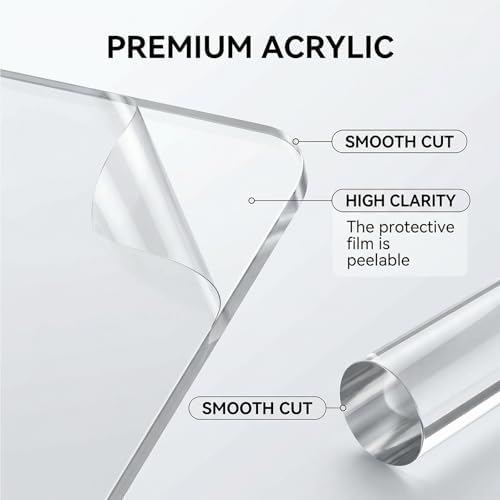 14 Pcs Polymer Clay Tools, Solid Acrylic Roller for Clay, Protect Fingers Polymer Clay Cutter, Clear Acrylic Sheet Press Board Wire Texture Set Needle Detail Modelling Supplies for Beginners - Image 3