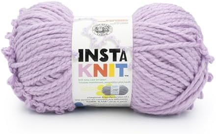 Lion Brand Yarn InstaKnit Beginner Yarn for Knitting, are You Calm Yet, 1 Pack by LionBrandYarn