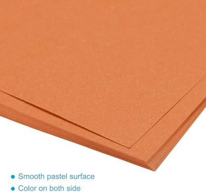 MECCANIXITY 25 Sheet Origami Paper Double Sided Dark Orange 4x4 Inch Square Sheet for Art Craft Project, Beginners, Gifts Decor - Image 4