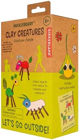 Kikkerland Huckleberry Clay Creatures - Create Your Own Clay Creatures Kit - Image 3
