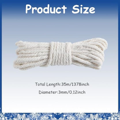 SUNNYCLUE DIY 4 Sets Macrame Kit Christmas Macrame Ornaments Macrame Snowflakes Winter Macrame Keychains with Instructions Macrame Kits for Beginners Adults DIY Wall Hangings Decoration - Image 2