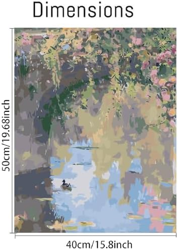 VIGEGU Pond Paint by Numbers Kit for Adults Beginner16x20 Inch - Image 4