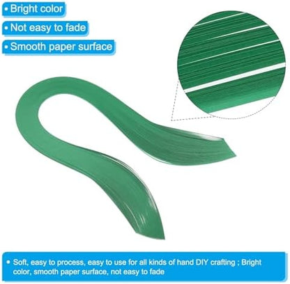 PATIKIL Quilling Strips Paper 600pcs 1.5mm 39cm Origami Paper Quilling Kits for Art DIY Hand Craft Christmas, Green - Image 3