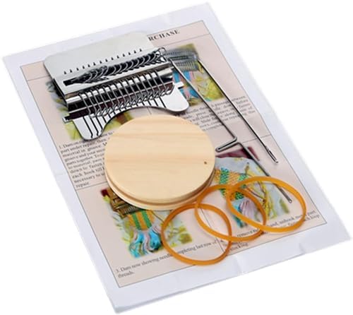 DGYJJZ Darning Loom Speedweve Type Weave Tool, 14 Hooks Convenient Small Weaving Loom Kit for Beginners Quickly Mending Jeans, Repair Holes, DIY Beautiful Weaving Arts on Clothes Socks - Image 7