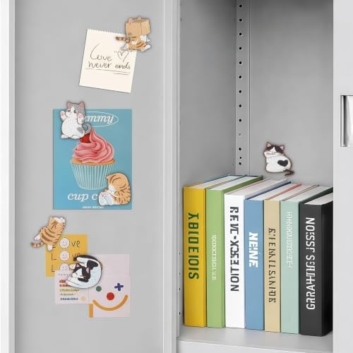 16 Pcs Cat Diamond Painting Magnets Kits Diamond Art Fridge Magnet Refrigerator Sticker Diamond Painting kit for Beginners Adults DIY Art Craft Gifts Home Decors - Image 6