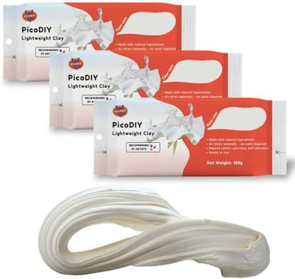 Air Dry Clay Lightweight, Flexible Modeling Clay for Adults Arts and Crafts by Unknown