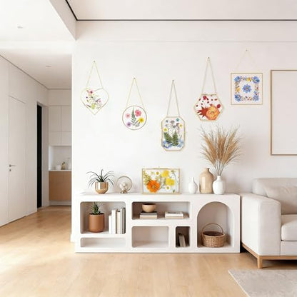 Pressed Flower Frames, Double Glass Hanging Picture Frames 6PCS - Image 7