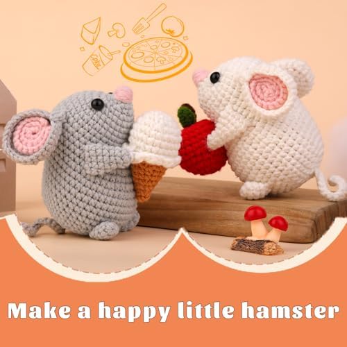 Crochet Kit for Beginners Adults Crochet Animals Kit with Video Tutorials - Image 2