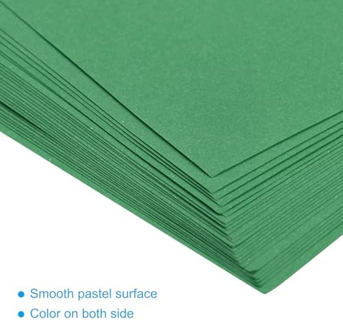 MECCANIXITY 100 Sheet Origami Paper Double Sided Emerald Green 5.5 x 5.5 Inch Square Sheet for Art Craft Project, Beginners, Gifts Decor - Image 4