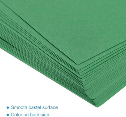 MECCANIXITY 100 Sheet Origami Paper Double Sided Emerald Green 5.5 x 5.5 Inch Square Sheet for Art Craft Project, Beginners, Gifts Decor - Image 4