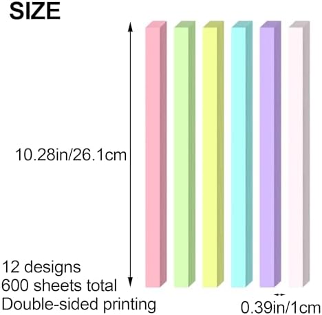 600 Sheets Paper Star Strips for DIY Hand Art Crafts, Double-Sided Printing Origami Paper for Star Jar, Wish Bottles, Home Decoration (Pure Color) - Image 2