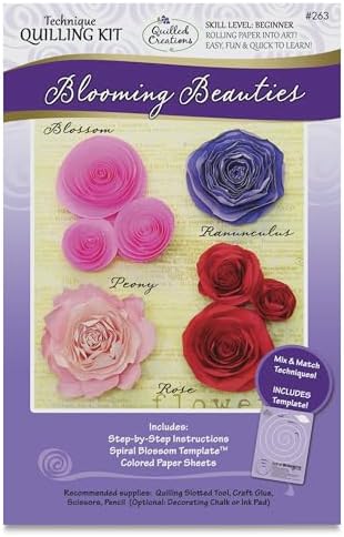 Quilled Creations Blooming Beauties Kit by Quilled+Creations