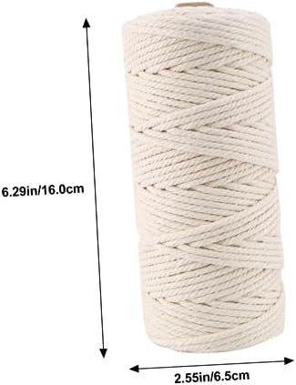 Cabilock DIY Macrame Wall Hanging Kit Macrame Cotton Cord Set Adults Beginner Kit - Image 6
