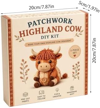 DNKZWUPUP Patchwork DIY Kit Series for Beginner Sewing Craft Kit Home Decor - Image 3