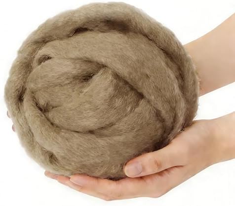 3.4oz Needle Felting Wool Military Olive for DIY Needle Craft Enthusiasts by %22VNAKER%22+Flagship