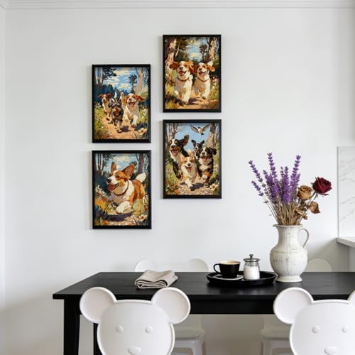 DOTSOPS 5D 4 Pack Dog Diamond Painting Kits for Adults Diamond Art Kits - Image 6